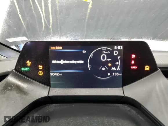 2025 Toyota Prius LE with VIN JTDACAAU3S3056891, listed as a Copart auction lot 86232595 with 9,042 mi miles and Non repairable. Bid and sale history available at DreamBid. Image 9.