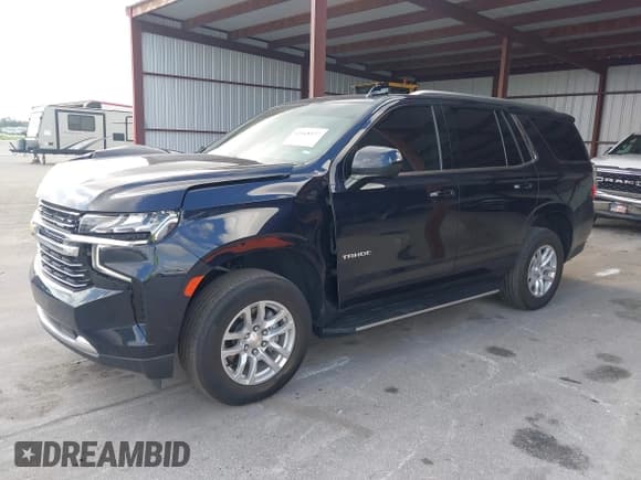 ✅ 2023 Chevrolet Tahoe LT • VIN: 1GNSKNKD6PR198449 • Lot: 42468537. Listed on IAAI with 37,924 mi. Free auction sales archive from the USA and detailed vehicle history report at DreamBid. Image 2.