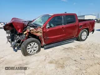 2023 Nissan Frontier SV with VIN 1N6ED1EJ1PN622277, listed as a Copart auction lot 68373485 with 33,514 mi miles and Salvage title. Bid and sale history available at DreamBid. Image 1.