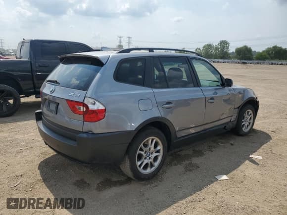✅ 2004 BMW X3 2.5i • VIN: WBXPA73404WC37096 • Lot: 66885465. Listed on Copart with 88,787 mi. Free auction sales archive from the USA and detailed vehicle history report at DreamBid. Image 3.