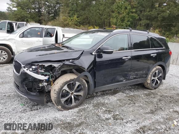 ✅ 2018 Kia Sorento EX • VIN: 5XYPH4A50JG356906 • Лот: 90227015. Опубликован ранее на Copart с пробегом 103 102 миль. Бесплатный доступ к архиву аукционных продаж из США и подробный отчёт об истории автомобиля на DreamBid. Изображение 1.