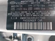 ✅ 2024 Hyundai Venue SEL • VIN: KMHRC8A30RU317543 • Lot: 41978170. Listed on IAAI with 10,372 mi. Free auction sales archive from the USA and detailed vehicle history report at DreamBid. Image 9.