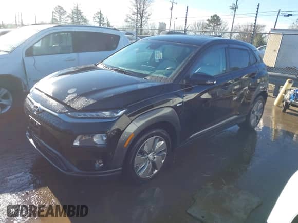 2019 Hyundai Kona Ultimate z VIN KM8K53AGXKU050368, wystawiony jako IAAI lot #41655772 z przebiegiem 17 522 mil mil oraz . Historia ofert i sprzedaży dostępna na DreamBid. Obrazek 2.