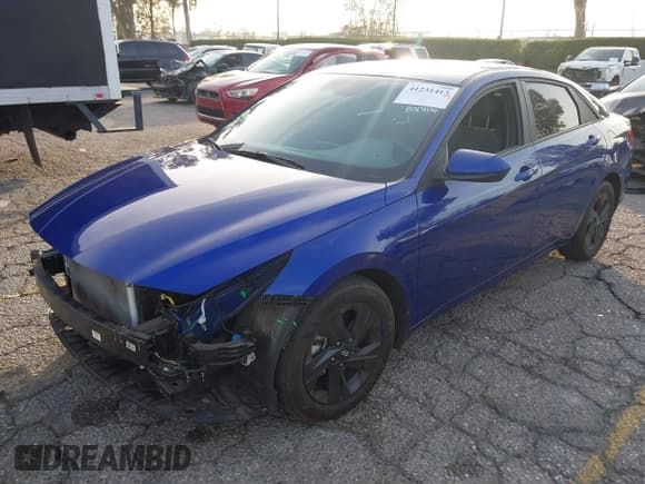 ✅ 2022 Hyundai Elantra SEL • VIN: KMHLM4AG6NU337708 • Lot: 41231413. Listed on IAAI with 18,804 mi. Free auction sales archive from the USA and detailed vehicle history report at DreamBid. Image 2.