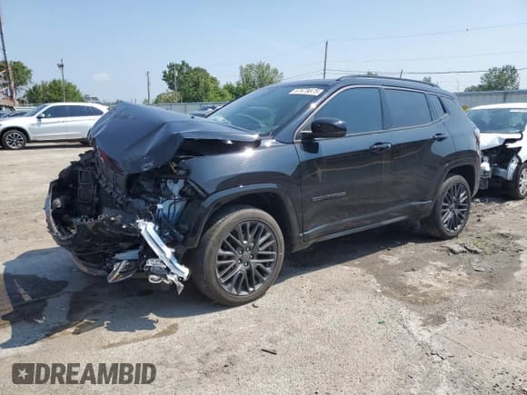 ✅ 2022 Jeep Compass High Altitude • VIN: 3C4NJDCB1NT148059 • Лот: 67678875. Опубликован ранее на Copart с пробегом 48 911 миль. Бесплатный доступ к архиву аукционных продаж из США и подробный отчёт об истории автомобиля на DreamBid. Изображение 1.