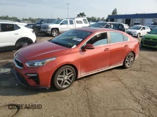 ✅ 2019 Kia Forte EX • VIN: 3KPF54ADXKE070877 • Лот: 67060545. Опубликован ранее на Copart с пробегом 66 460 миль. Бесплатный доступ к архиву аукционных продаж из США и подробный отчёт об истории автомобиля на DreamBid. Изображение 1.