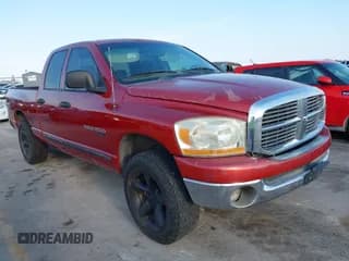 ✅ 2006 Dodge 1500 SLT • VIN: 1D7HA18N06S607718 • Лот: 43023543. Опубликован ранее на IAAI с пробегом Не указан. Бесплатный доступ к архиву аукционных продаж из США и подробный отчёт об истории автомобиля на DreamBid. Изображение 1.
