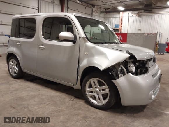✅ 2014 Nissan Cube S • VIN: JN8AZ2KR2ET350824 • Lot: 42463262. Listed on IAAI with 44,799 mi. Free auction sales archive from the USA and detailed vehicle history report at DreamBid. Image 1.