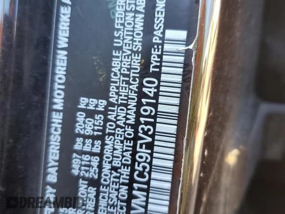 ✅ 2015 BMW X1 sDrive28i • VIN: WBAVM1C59FV319140 • Лот: 82502285. Опубликован ранее на Copart с пробегом Не указан. Бесплатный доступ к архиву аукционных продаж из США и подробный отчёт об истории автомобиля на DreamBid. Изображение 14.