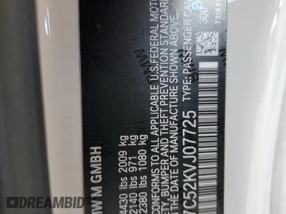 ✅ 2019 BMW M2 Competition • VIN: WBS2U7C52KVJ07725 • Lot: 91361105. Wystawiony na Copart z przebiegiem 38 024 mil. Bezpłatny archiwum sprzedaży aukcyjnych z USA i szczegółowy raport historii pojazdu na DreamBid. Zdjęcie 12.