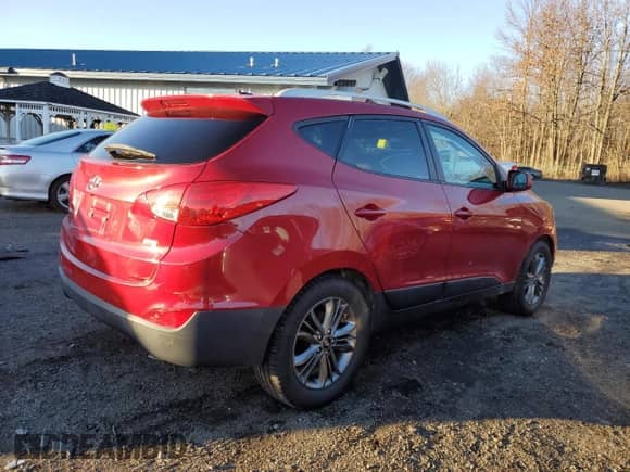 2015 Hyundai Tucson SE z VIN KM8JUCAGXFU106037, wystawiony jako Copart lot #70729252 z przebiegiem 166 787 mil mil oraz . Historia ofert i sprzedaży dostępna na DreamBid. Obrazek 3.