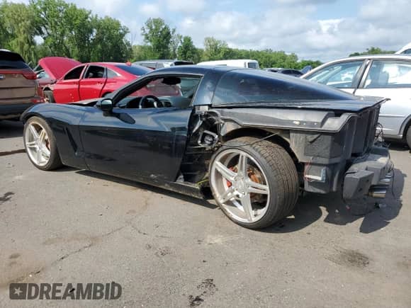 2007 Chevrolet Corvette with VIN 1G1YY26U075130433, listed as a Copart auction lot 60866504 with 66,085 mi miles and Salvage title. Bid and sale history available at DreamBid. Image 2.