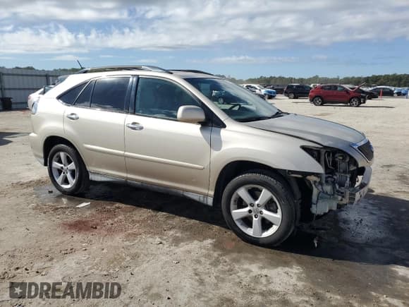 ✅ 2008 Lexus RX 350 • VIN: 2T2GK31U88C052579 • Lot: 93268495. Listed on Copart with 166,838 mi. Free auction sales archive from the USA and detailed vehicle history report at DreamBid. Image 4.