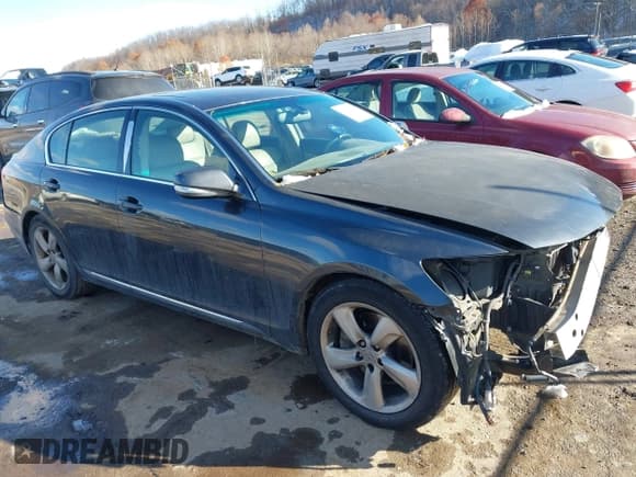 ✅ 2008 Lexus GS 350 • VIN: JTHBE96S680031691 • Lot: 43600067. Listed on IAAI with 274,647 mi. Free auction sales archive from the USA and detailed vehicle history report at DreamBid. Image 1.