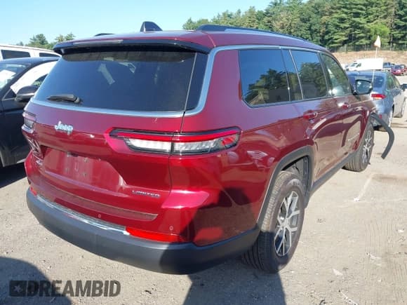 ✅ 2023 Jeep Grand Cherokee Limited • VIN: 1C4RJKBG6P8852746 • Lot: 42572515. Listed on IAAI with 52,503 mi. Free auction sales archive from the USA and detailed vehicle history report at DreamBid. Image 4.