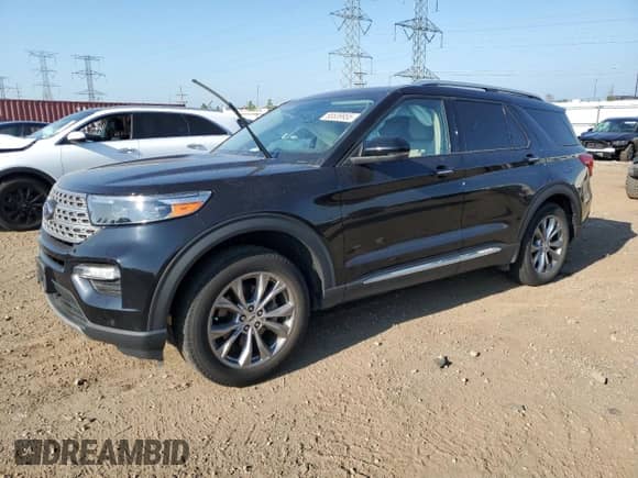 2022 Ford Explorer Limited z VIN 1FMSK8FHXNGB57480, wystawiony jako Copart lot #68539955 z przebiegiem 23 489 mil mil oraz Szkoda całkowita • Salvage title. Historia ofert i sprzedaży dostępna na DreamBid. Obrazek 1.