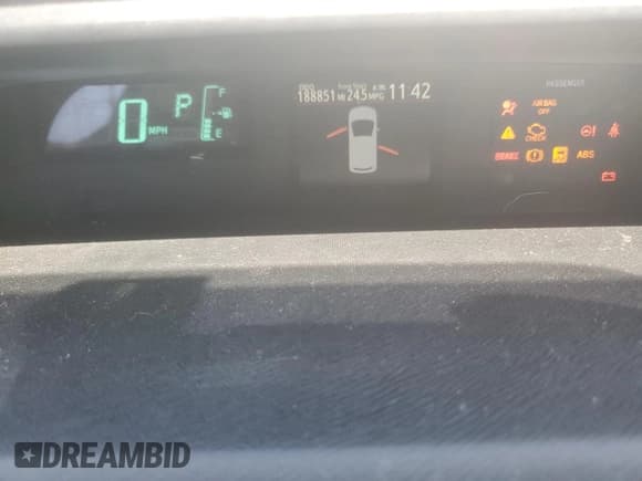 ✅ 2013 Toyota Prius Two • VIN: JTDKDTB35D1553541 • Lot: 84589545. Wystawiony na Copart z przebiegiem 188 851 mil. Bezpłatny archiwum sprzedaży aukcyjnych z USA i szczegółowy raport historii pojazdu na DreamBid. Zdjęcie 9.