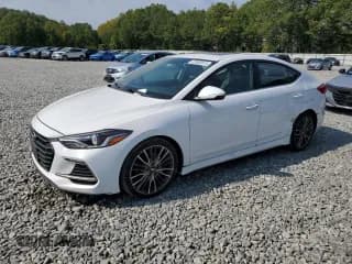 ✅ 2017 Hyundai Elantra Sport • VIN: KMHD04LBXHU317094 • Lot: 82042615. Listed on Copart with 80,000 mi. Free auction sales archive from the USA and detailed vehicle history report at DreamBid. Image 1.