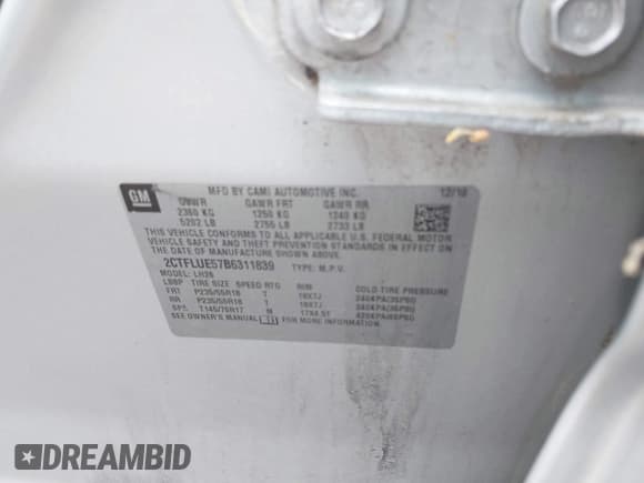 ✅ 2011 GMC Terrain SLT-1 • VIN: 2CTFLUE57B6311839 • Lot: 42366480. Wystawiony na IAAI z przebiegiem 253 565 mil. Bezpłatny archiwum sprzedaży aukcyjnych z USA i szczegółowy raport historii pojazdu na DreamBid. Zdjęcie 9.