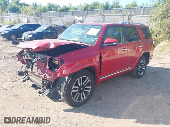 ✅ 2015 Toyota 4Runner Limited • VIN: JTEBU5JR2F5250340 • Lot: 43228223. Listed on IAAI with 145,354 mi. Free auction sales archive from the USA and detailed vehicle history report at DreamBid. Image 17.