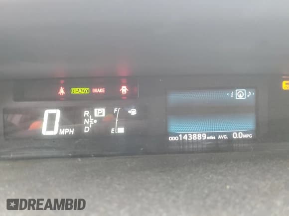 ✅ 2015 Toyota Prius Two • VIN: JTDZN3EUXFJ026694 • Лот: 91617345. Опубликован ранее на Copart с пробегом 143 889 миль. Бесплатный доступ к архиву аукционных продаж из США и подробный отчёт об истории автомобиля на DreamBid. Изображение 9.