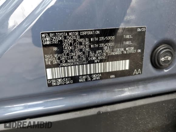 ✅ 2023 Subaru Solterra Premium • VIN: JTMABABA1PA031661 • Lot: 48266764. Wystawiony na Copart z przebiegiem Nie podano. Bezpłatny archiwum sprzedaży aukcyjnych z USA i szczegółowy raport historii pojazdu na DreamBid. Zdjęcie 12.