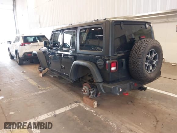 ✅ 2022 Jeep Wrangler Unlimited Rubicon • VIN: 1C4HJXFN8NW242079 • Lot: 41889541. Listed on IAAI with 36,944 mi. Free auction sales archive from the USA and detailed vehicle history report at DreamBid. Image 3.