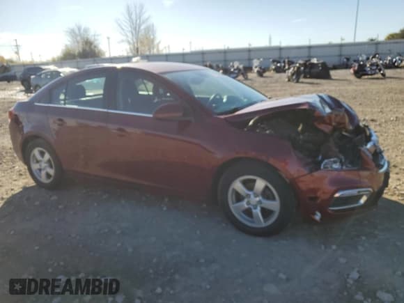 ✅ 2016 Chevrolet Cruze LT • VIN: 1G1PE5SB0G7128227 • Lot: 86623755. Listed on Copart with 81,346 mi. Free auction sales archive from the USA and detailed vehicle history report at DreamBid. Image 4.