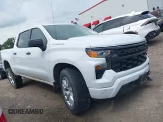 ✅ 2024 Chevrolet Silverado 1500 Custom • VIN: 3GCPDBEK8RG258445 • Lot: 42648696. Listed on IAAI with 24,610 mi. Free auction sales archive from the USA and detailed vehicle history report at DreamBid. Image 1.