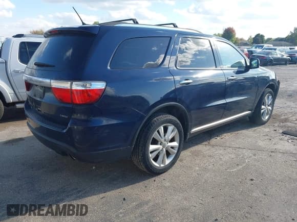 ✅ 2013 Dodge Durango Crew • VIN: 1C4RDJDG4DC509392 • Lot: 43418165. Listed on IAAI with 140,243 mi. Free auction sales archive from the USA and detailed vehicle history report at DreamBid. Image 4.