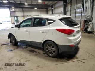2014 Hyundai Tucson SE z VIN KM8JU3AG1EU940356, wystawiony jako Copart lot #73105114 z przebiegiem Nie podano mil oraz Szkoda całkowita • Salvage title. Historia ofert i sprzedaży dostępna na DreamBid. Obrazek 2.