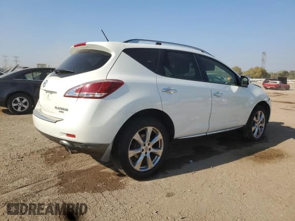 ✅ 2013 Nissan Murano SL • VIN: JN8AZ1MW1DW310647 • Lot: 84821195. Wystawiony na Copart z przebiegiem 111 781 mil. Bezpłatny archiwum sprzedaży aukcyjnych z USA i szczegółowy raport historii pojazdu na DreamBid. Zdjęcie 3.