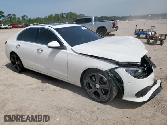 ✅ 2024 Mercedes-Benz C 300 • VIN: W1KAF4GB2RR226444 • Lot: 57131195. Listed on Copart with Not provided. Free auction sales archive from the USA and detailed vehicle history report at DreamBid. Image 4.