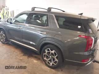 2021 Hyundai Palisade Calligraphy z VIN KM8R7DHE1MU246513, wystawiony jako IAAI lot #43162929 z przebiegiem 84 782 mil mil oraz . Historia ofert i sprzedaży dostępna na DreamBid. Obrazek 3.
