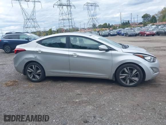 2015 Hyundai Elantra Limited z VIN 5NPDH4AE2FH572694, wystawiony jako IAAI lot #43509254 z przebiegiem 111 744 mil mil oraz . Historia ofert i sprzedaży dostępna na DreamBid. Obrazek 14.