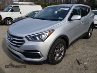 ✅ 2018 Hyundai Santa Fe 2.4L • VIN: 5XYZTDLB1JG541444 • Лот: 42704343. Опубликован ранее на Copart с пробегом 85 924 миль. Бесплатный доступ к архиву аукционных продаж из США и подробный отчёт об истории автомобиля на DreamBid. Изображение 1.