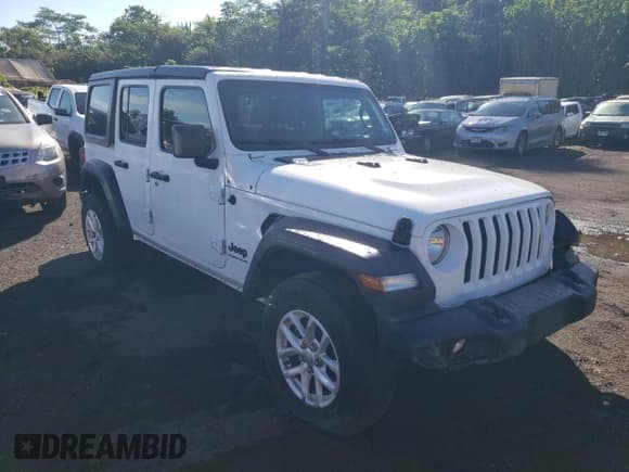 ✅ 2023 Jeep Wrangler Sport S • VIN: 1C4HJXDN5PW698059 • Lot: 84993015. Listed on Copart with 50,513 mi. Free auction sales archive from the USA and detailed vehicle history report at DreamBid. Image 4.