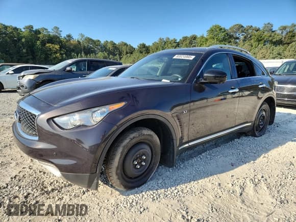 ✅ 2017 Infiniti QX70 • VIN: JN8CS1MW7HM416440 • Lot: 80824995. Listed on Copart with 65,817 mi. Free auction sales archive from the USA and detailed vehicle history report at DreamBid. Image 1.