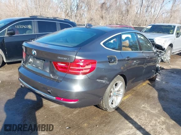 ✅ 2016 BMW 3 Series 328i Gran Turismo xDrive • VIN: WBA8Z5C55GG501011 • Lot: 41753565. Listed on IAAI with 114,072 mi. Free auction sales archive from the USA and detailed vehicle history report at DreamBid. Image 4.