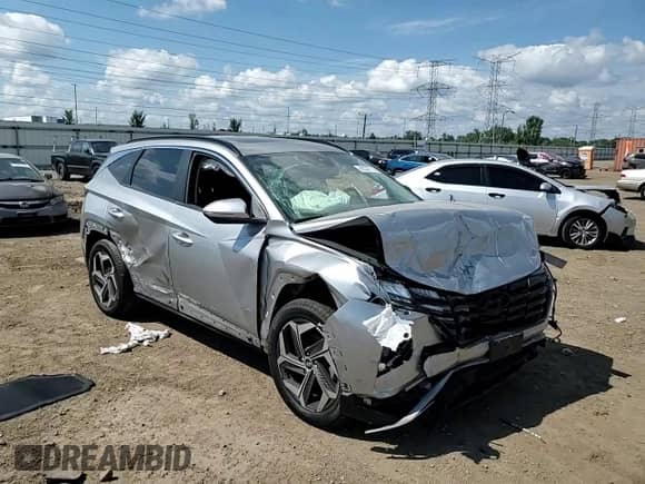 2024 Hyundai Tucson SEL with VIN 5NMJFCDE5RH412566, listed as a Copart auction lot 69387775 with 19,352 mi miles and Salvage title. Bid and sale history available at DreamBid. Image 14.