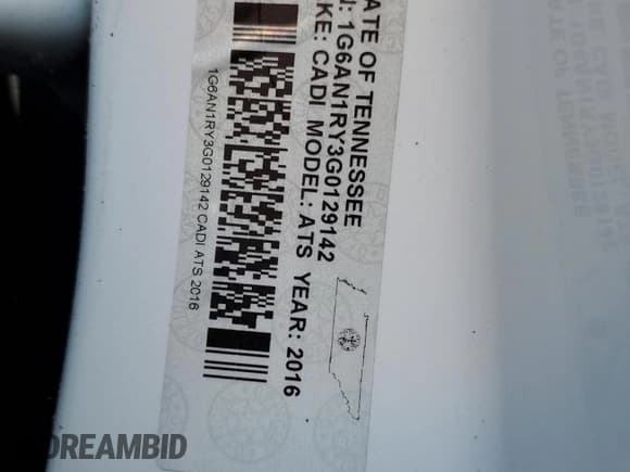 ✅ 2016 Cadillac ATS-V • VIN: 1G6AN1RY3G0129142 • Lot: 64778715. Wystawiony na Copart z przebiegiem 21 806 mil. Bezpłatny archiwum sprzedaży aukcyjnych z USA i szczegółowy raport historii pojazdu na DreamBid. Zdjęcie 12.