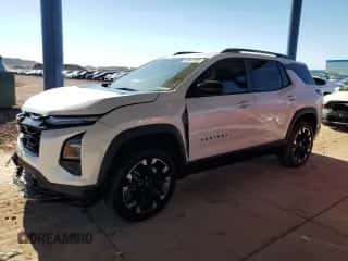 2025 Chevrolet Equinox FWD RS с VIN 3GNAXLEG0SL211798, выставлен на аукционе Copart как лот 56547405 с пробегом 288 миль миль и Списание • Salvage title. История ставок и продаж доступна на DreamBid. Изображение 1.