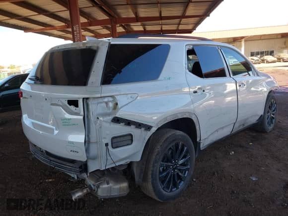 2023 Chevrolet Traverse RS with VIN 1GNERJKW7PJ230813, listed as a IAAI auction lot 41814857 with 51,618 mi miles and . Bid and sale history available at DreamBid. Image 4.