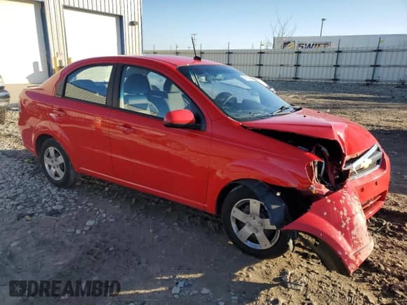 2011 Chevrolet Aveo 1LT with VIN KL1TD5DE0BB138074, listed as a Copart auction lot 79653664 with Not provided miles and Non repairable. Bid and sale history available at DreamBid. Image 4.