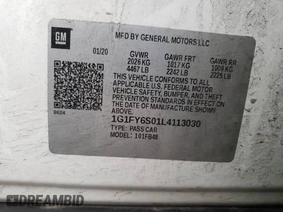 2020 Chevrolet Bolt EV LT с VIN 1G1FY6S01L4113030, выставлен на аукционе Copart как лот 80735313 с пробегом 71 557 миль миль и . История ставок и продаж доступна на DreamBid. Изображение 14.