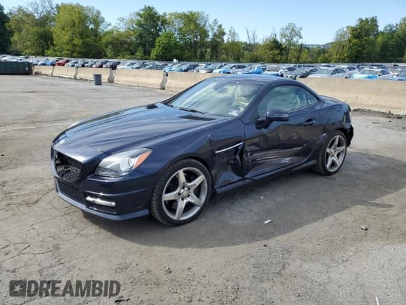 ✅ 2012 Mercedes-Benz SLK 250 • VIN: WDDPK4HA8CF039990 • Lot: 80119945. Listed on Copart with 68,559 mi. Free auction sales archive from the USA and detailed vehicle history report at DreamBid. Image 1.