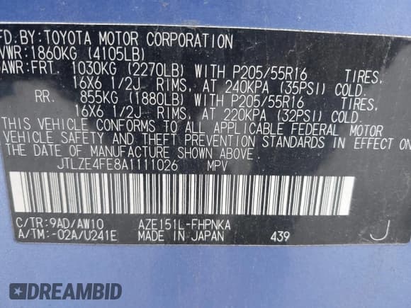 ✅ 2010 Scion xB • VIN: JTLZE4FE8A1111026 • Lot: 42246634. Wystawiony na IAAI z przebiegiem 181 886 mil. Bezpłatny archiwum sprzedaży aukcyjnych z USA i szczegółowy raport historii pojazdu na DreamBid. Zdjęcie 9.