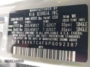 ✅ 2023 Kia Sportage X-Pro • VIN: 5XYK7CAF6PG092387 • Lot: 42719370. Wystawiony na IAAI z przebiegiem 39 926 mil. Bezpłatny archiwum sprzedaży aukcyjnych z USA i szczegółowy raport historii pojazdu na DreamBid. Zdjęcie 9.
