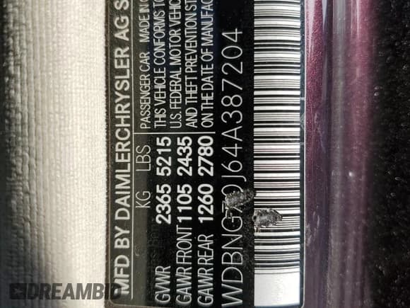 ✅ 2004 Mercedes-Benz S 430 • VIN: WDBNG70J64A387204 • Lot: 84753314. Listed on Copart with 112,898 mi. Free auction sales archive from the USA and detailed vehicle history report at DreamBid. Image 12.