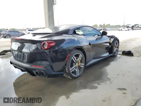 ✅ 2020 Ferrari Portofino • VIN: ZFF89FPA3L0255497 • Lot: 46598594. Listed on Copart with 4,193 mi. Free auction sales archive from the USA and detailed vehicle history report at DreamBid. Image 3.